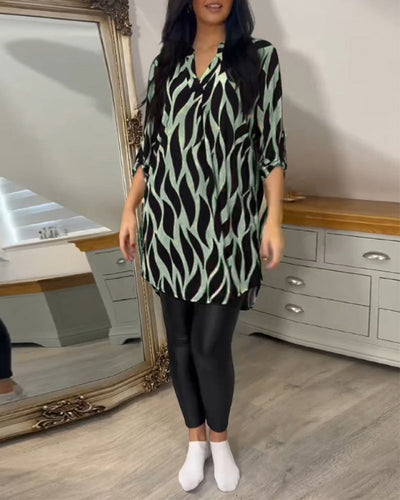 Novara™ | Printed Loose-Fit Top