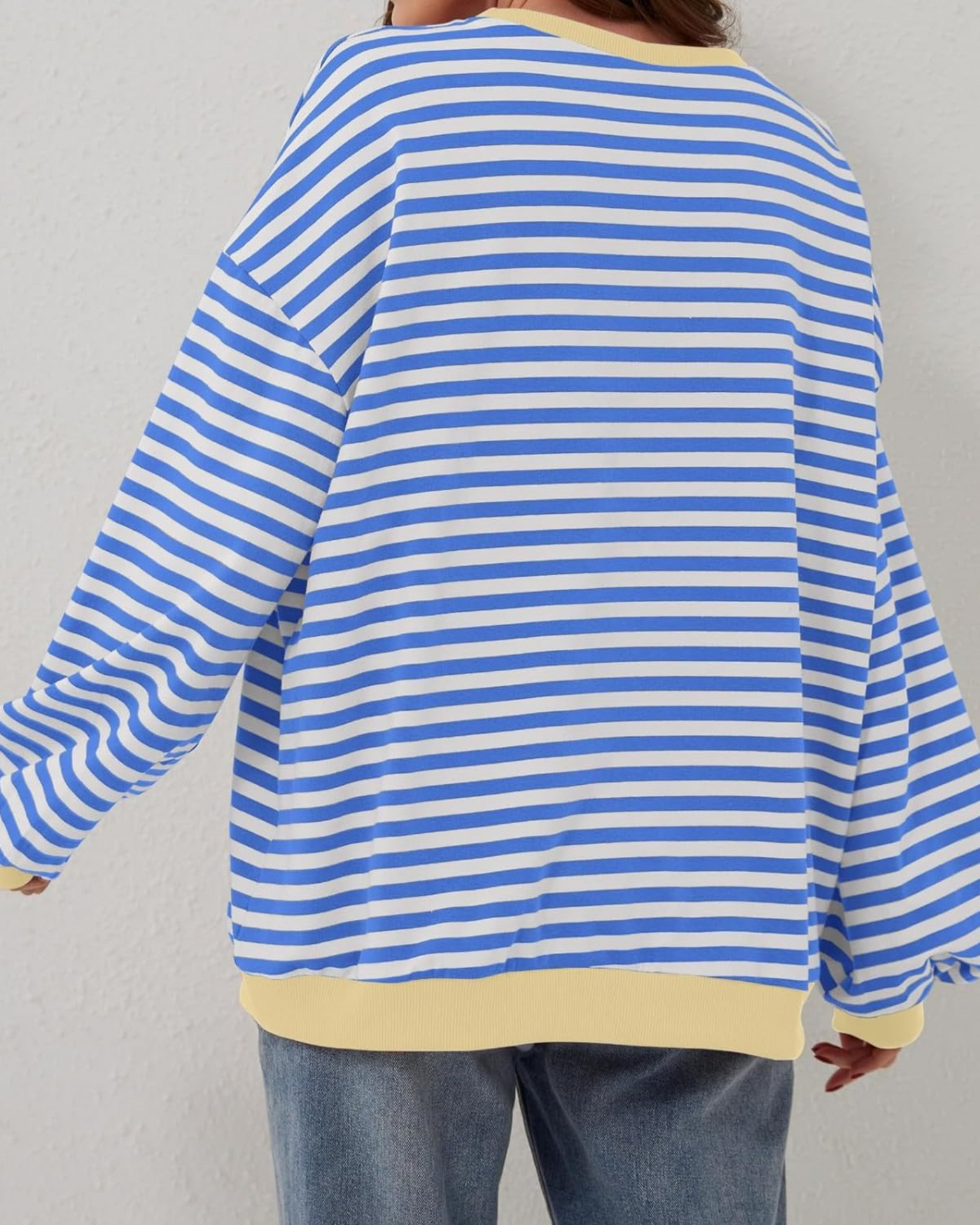 Novara™ - Striped Oversized Sweatshirt
