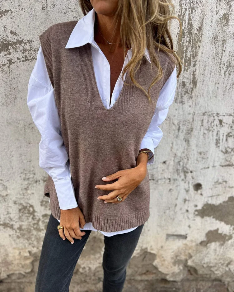 Novara™ | Stylish Knit Sweater Vest