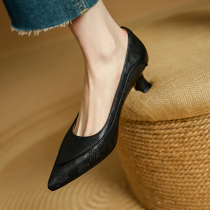 Novara™ | Belle Genuine Leather Heels