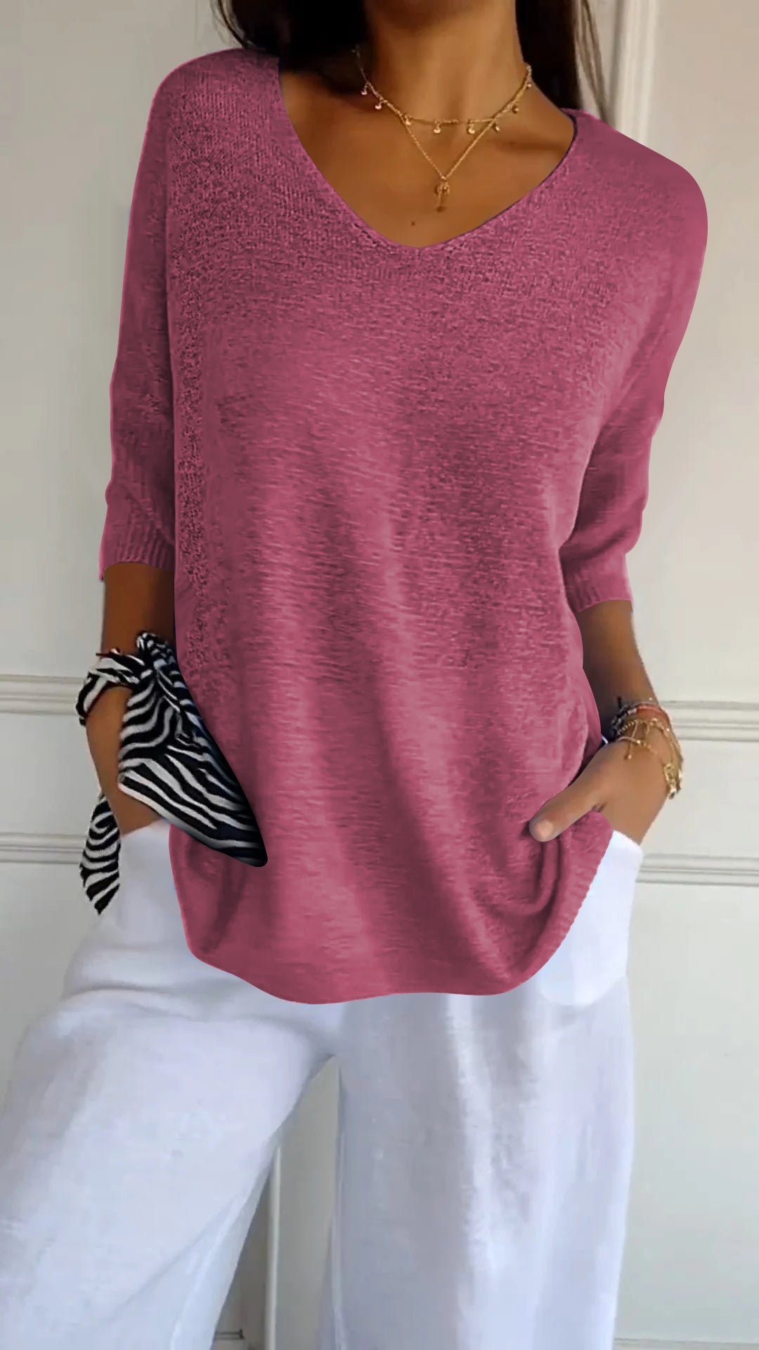 Novara™ | Casual V-Neck Top