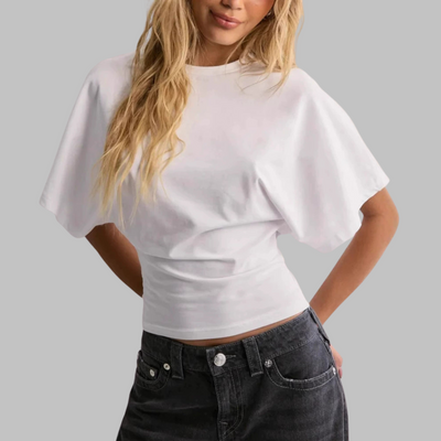 Novara™ | Casual Fitted Half Sleeve Round Neck Top