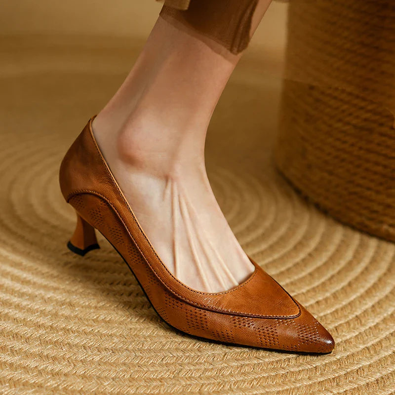 Novara™ | Belle Genuine Leather Heels