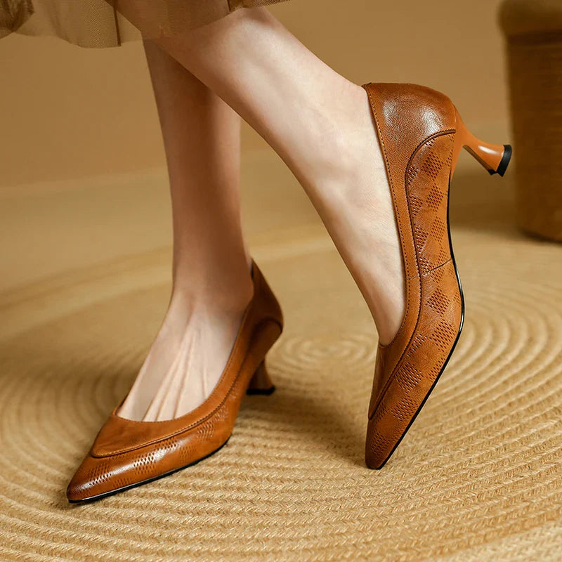 Novara™ | Belle Genuine Leather Heels