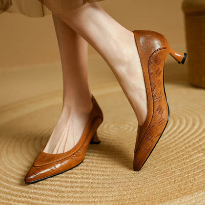 Novara™ | Belle Genuine Leather Heels