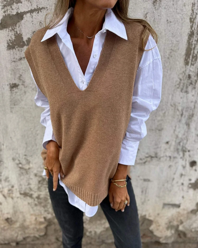 Novara™ | Stylish Knit Sweater Vest