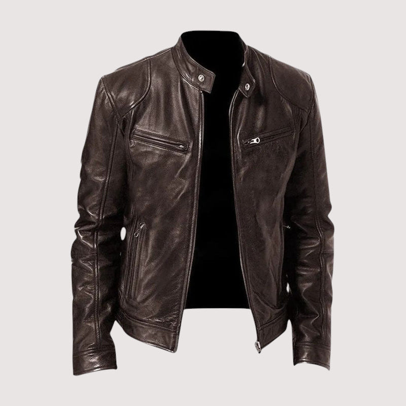 Novara™ | Leather jacket for men