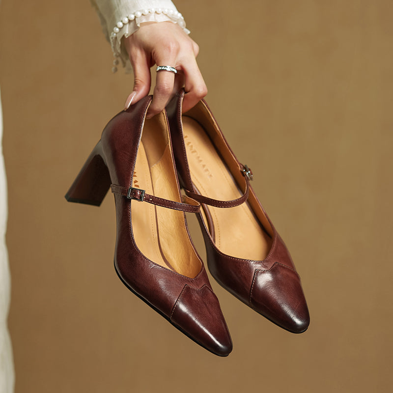 Novara™ | Emily Genuine Leather Heels