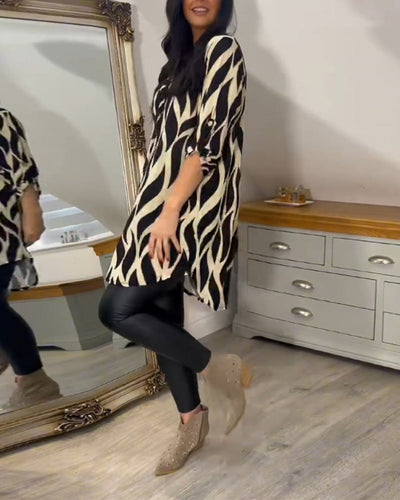 Novara™ | Printed Loose-Fit Top