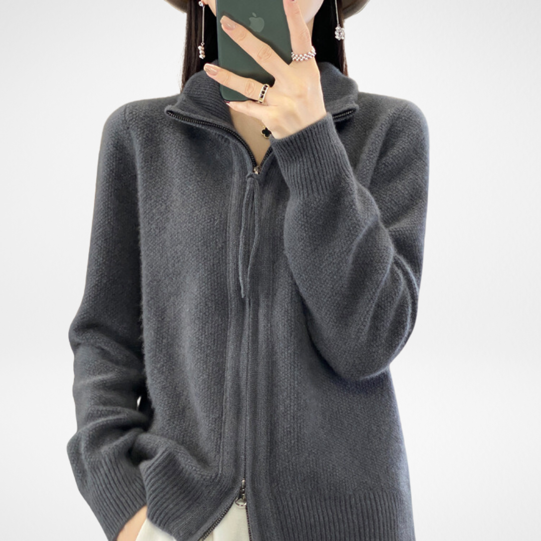 Novara™ | Minimalist Zip Sweater