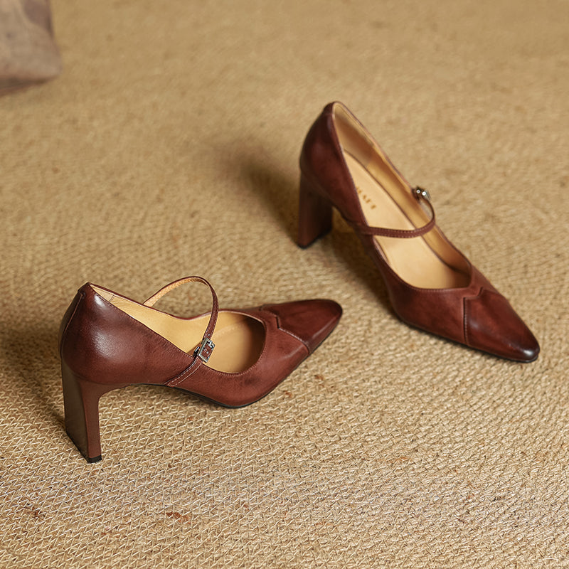 Novara™ | Emily Genuine Leather Heels