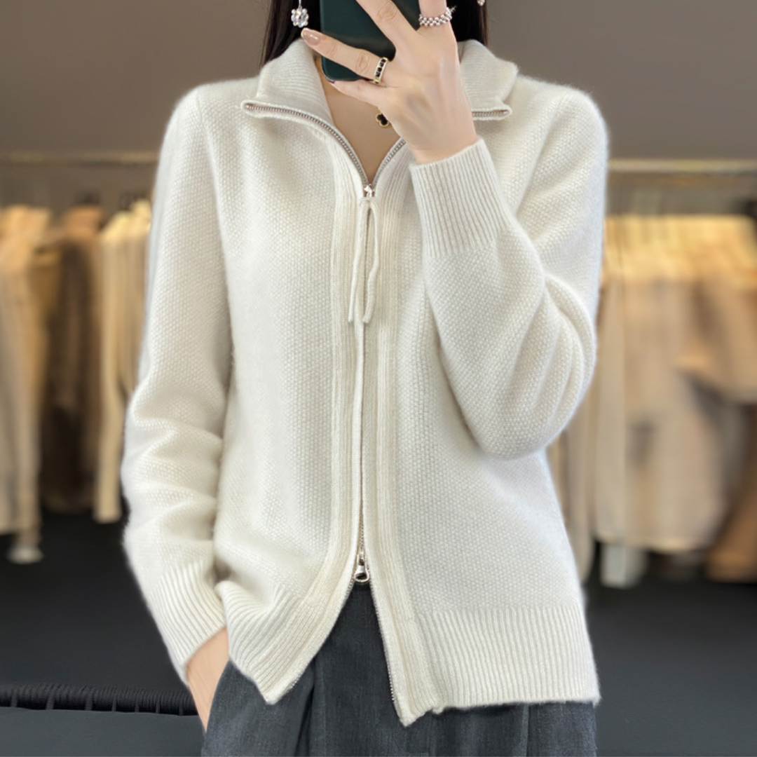 Novara™ | Minimalist Zip Sweater