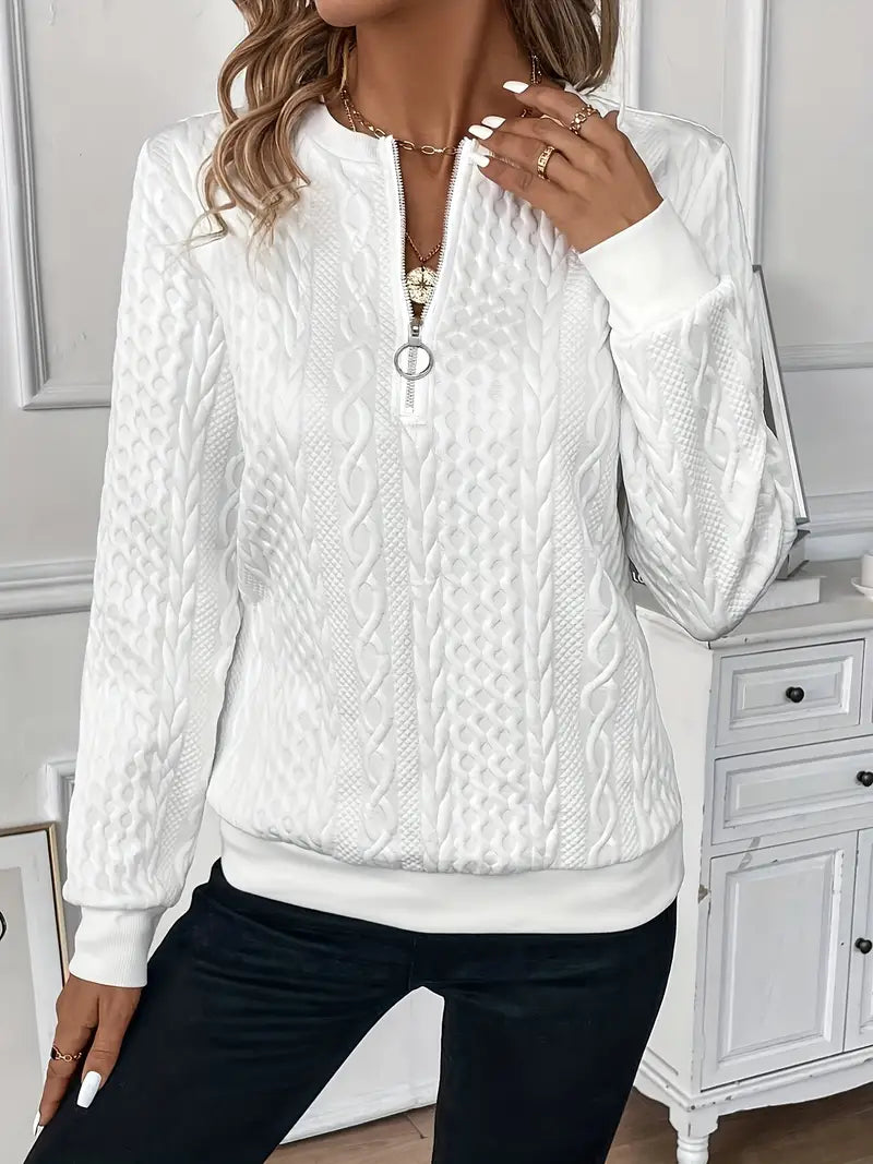 Novara™ | Elegant Quarter-Zip Sweater