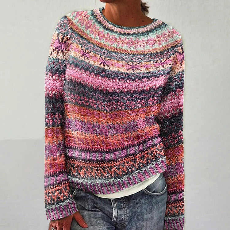 Novara™ | Vibrant Fair isle Sweater