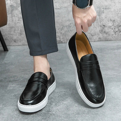 Novara™ | Reyes Genuine Leather Loafers