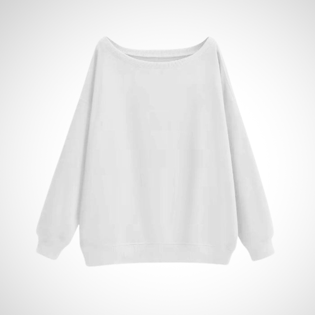Novara™ | Casual Scoop Neck Long Sleeve Sweater