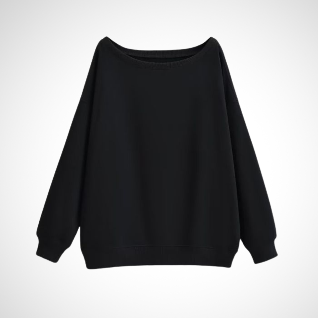Novara™ | Casual Scoop Neck Long Sleeve Sweater