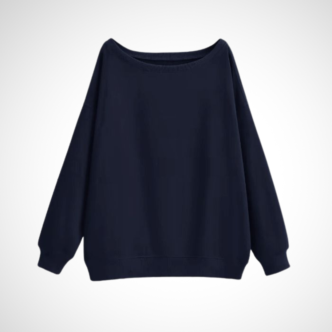 Novara™ | Casual Scoop Neck Long Sleeve Sweater