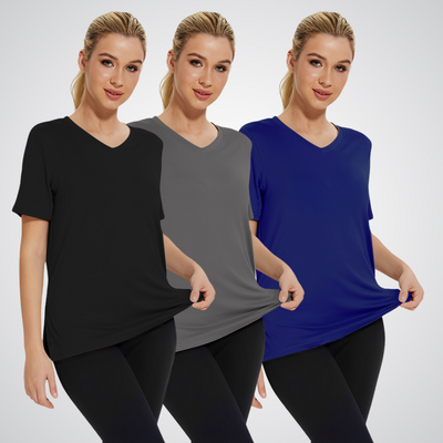 Novara™ | Casual Loose Fit Tee (Pack of 3)
