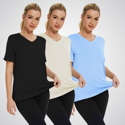 Novara™ | Casual Loose Fit Tee (Pack of 3)