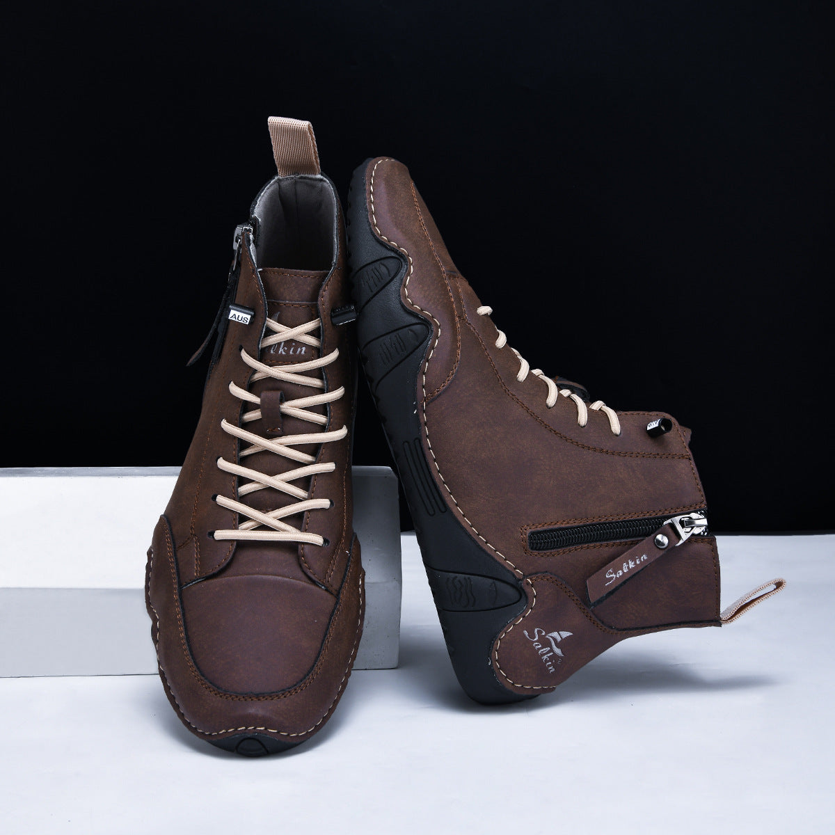 Novara™ | Rovik Genuine Leather Boots