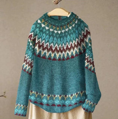 Novara™ | Boho Wave Knit sweater