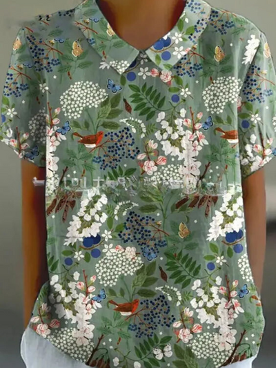 Novara™ | Vintage Print Shirt
