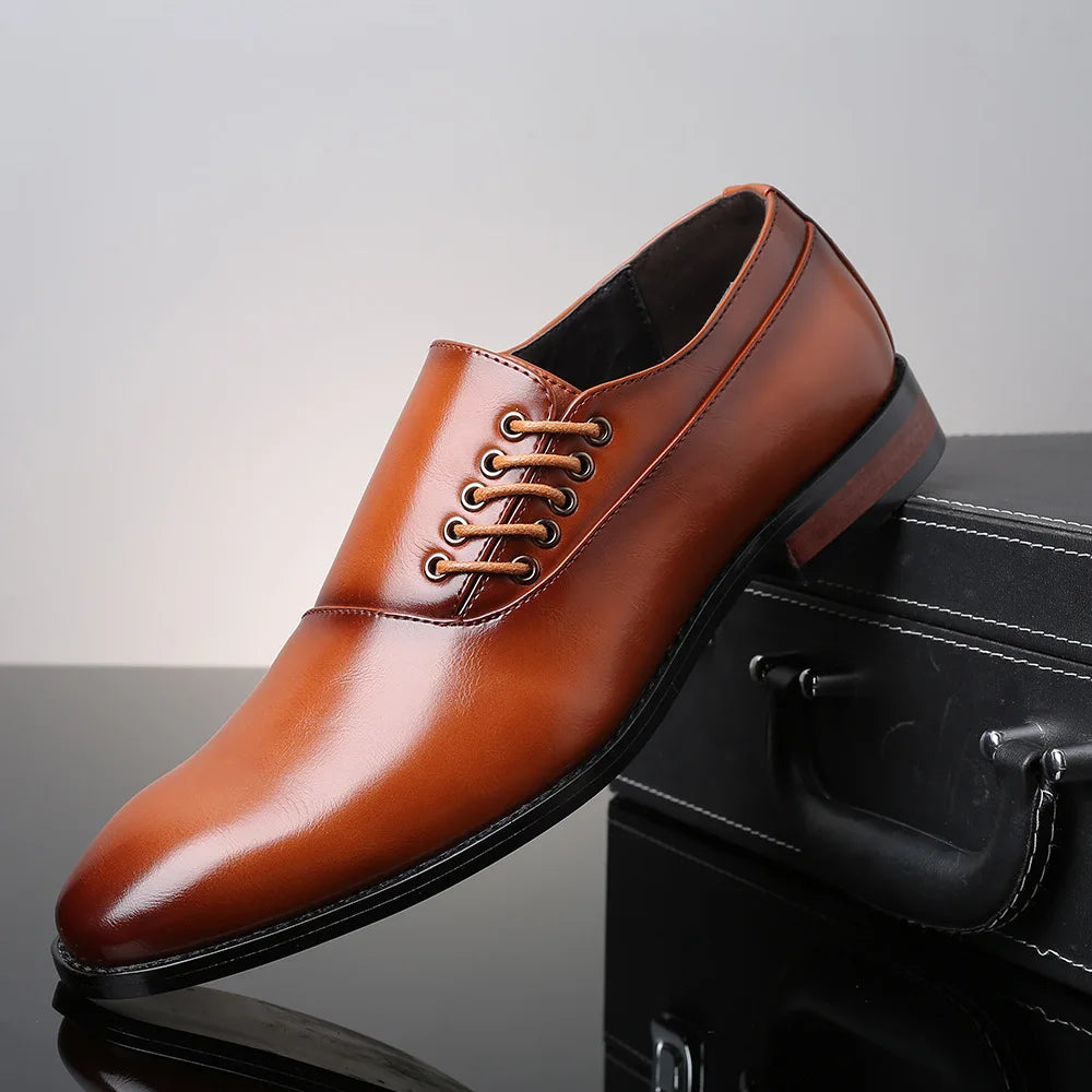 Novara™ | Bertolini Genuine Leather Oxford Shoes