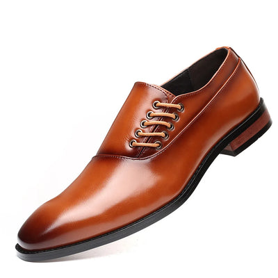 Novara™ | Bertolini Genuine Leather Oxford Shoes