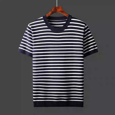 Novara™ | Striped Luxury Cotton Tee