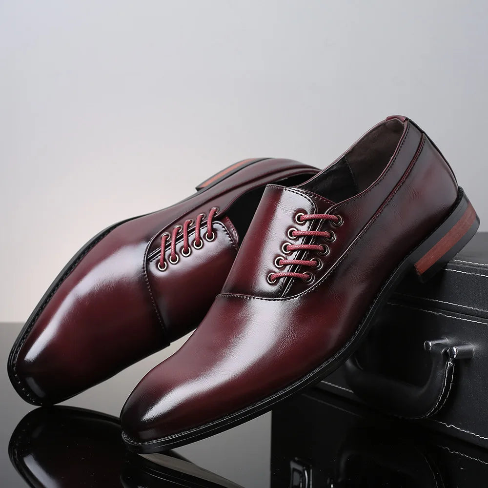 Novara™ | Bertolini Genuine Leather Oxford Shoes