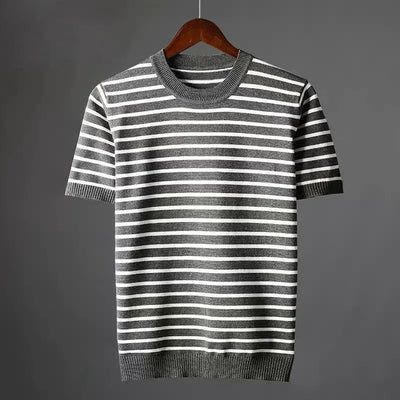 Novara™ | Striped Luxury Cotton Tee