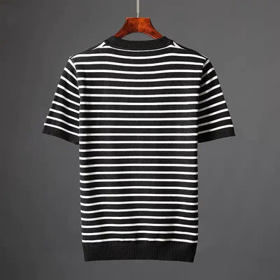 Novara™ | Striped Luxury Cotton Tee