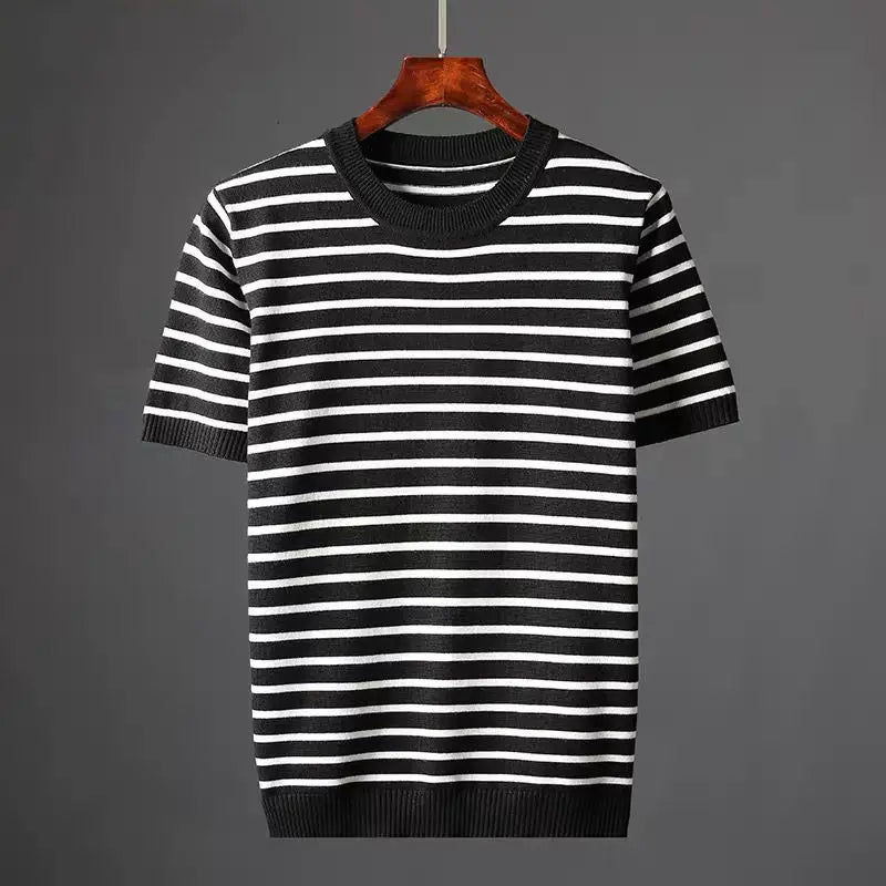 Novara™ | Striped Luxury Cotton Tee