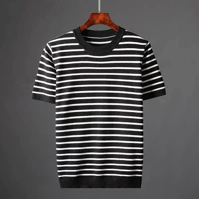 Novara™ | Striped Luxury Cotton Tee
