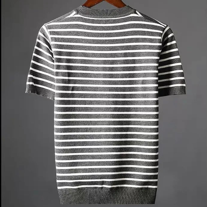 Novara™ | Striped Luxury Cotton Tee