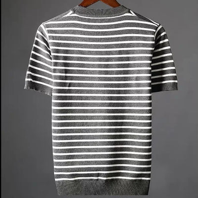 Novara™ | Striped Luxury Cotton Tee
