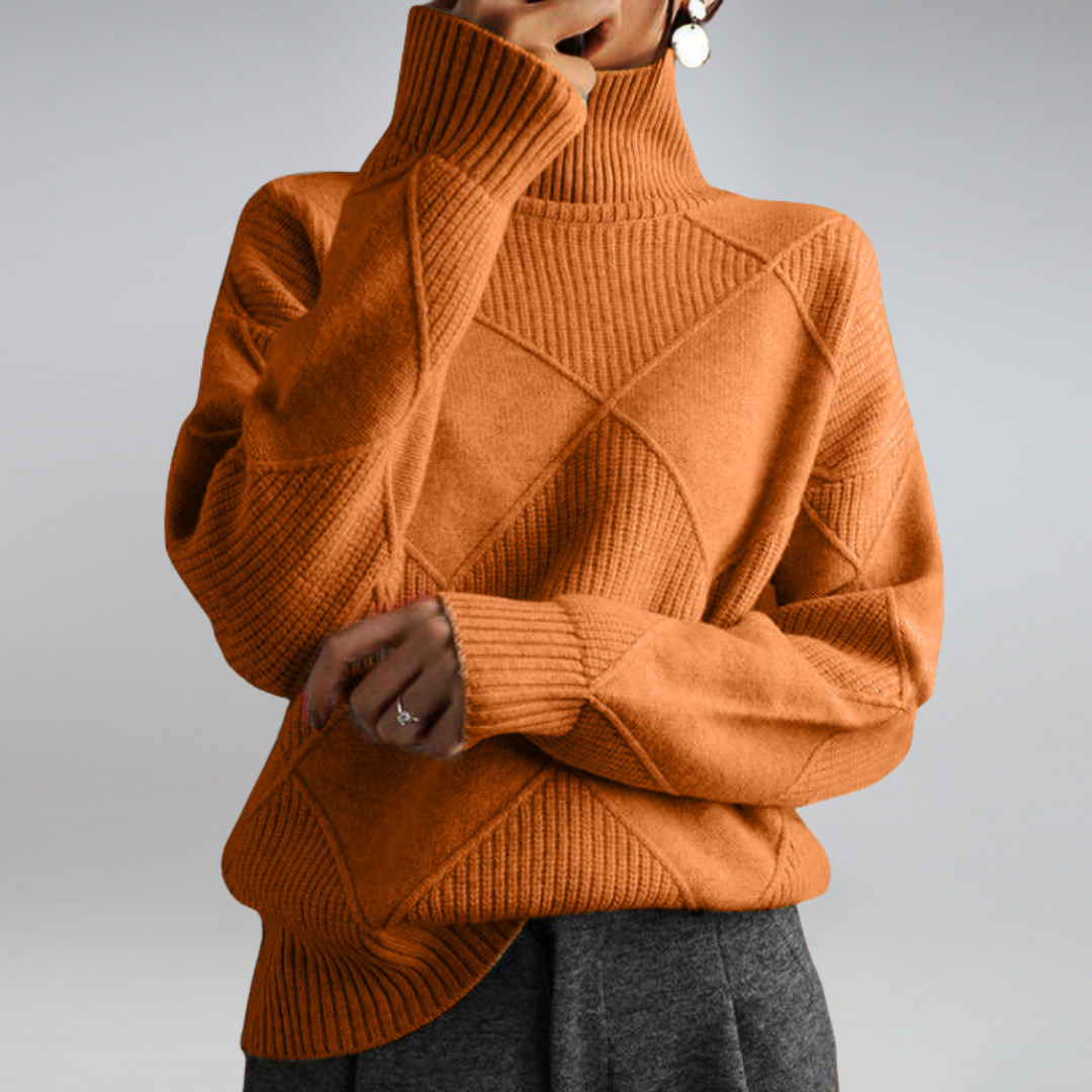 Novara™ | Luxe Ribbed Turtleneck Pullover