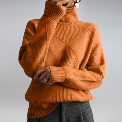 Novara™ | Luxe Ribbed Turtleneck Pullover