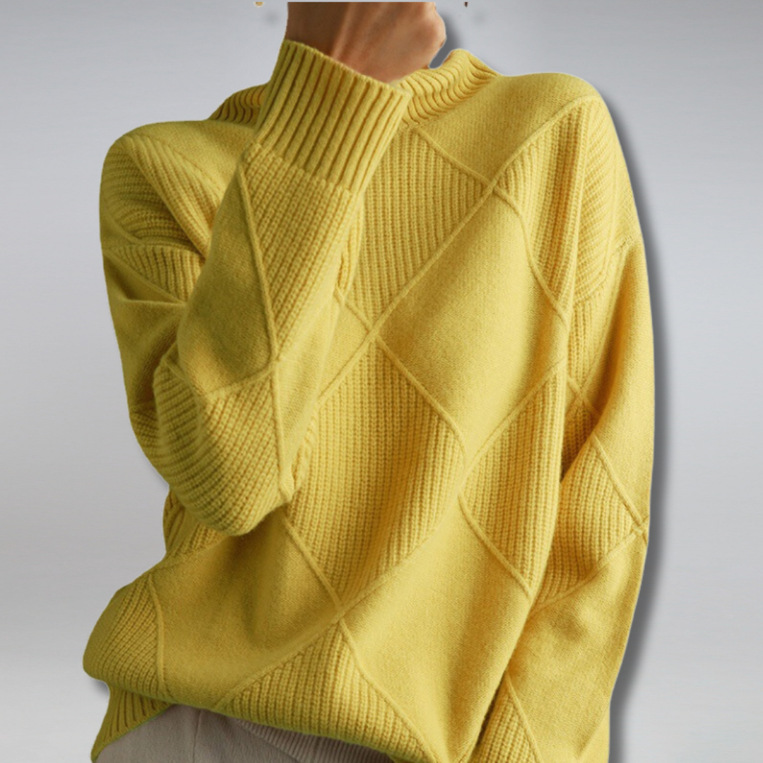 Novara™ | Luxe Ribbed Turtleneck Pullover