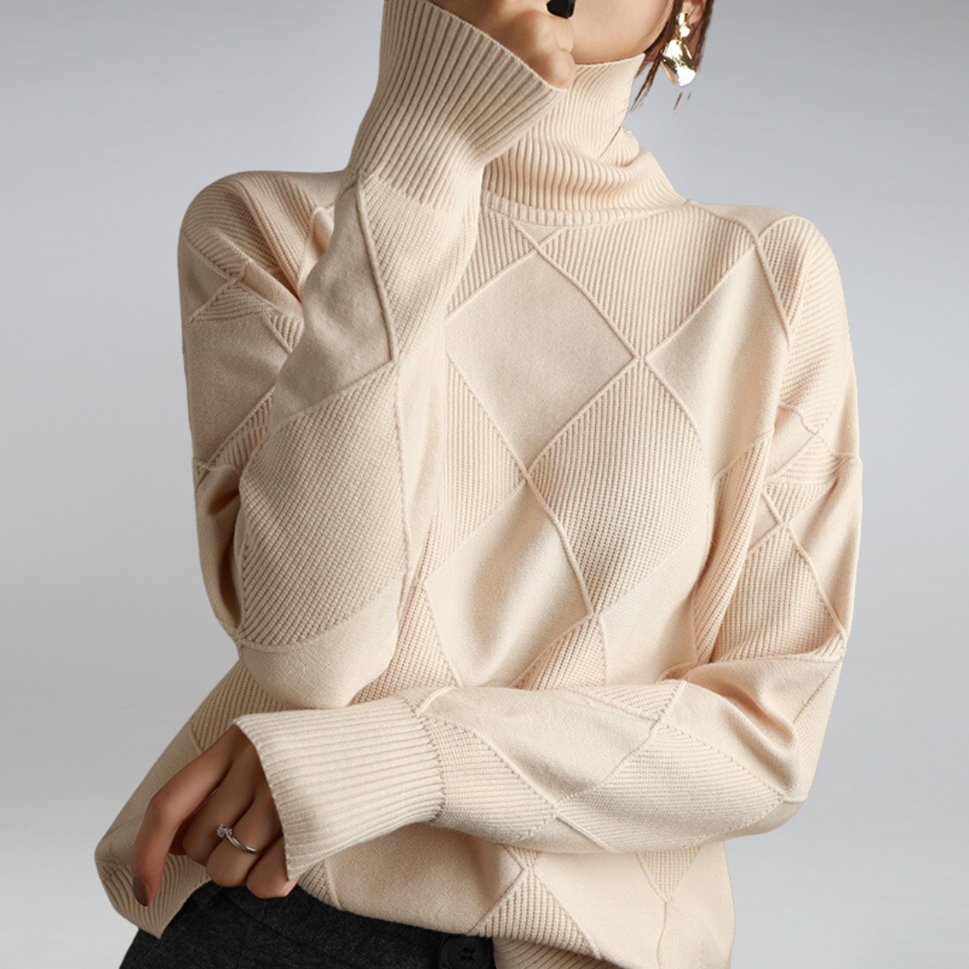Novara™ | Luxe Ribbed Turtleneck Pullover