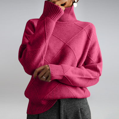 Novara™ | Luxe Ribbed Turtleneck Pullover