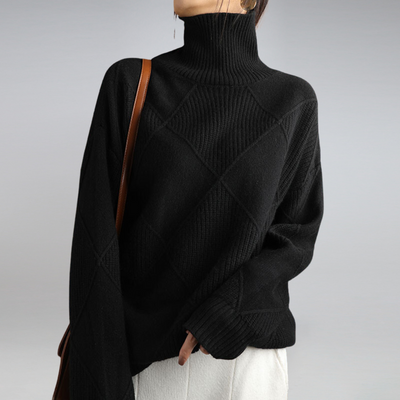 Novara™ | Luxe Ribbed Turtleneck Pullover