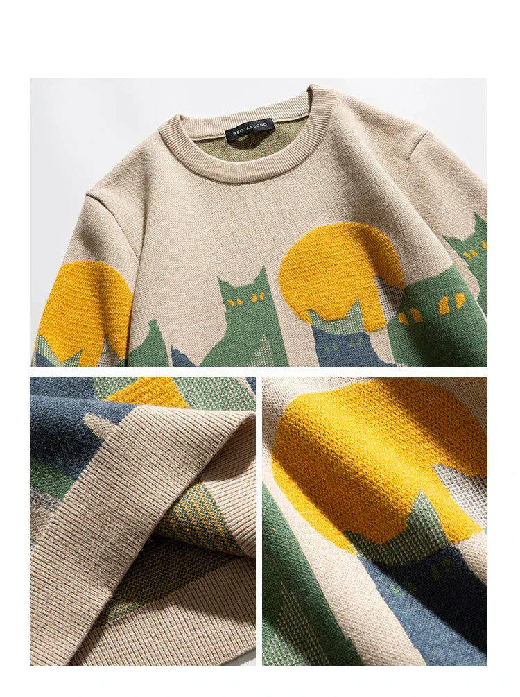 Novara™ | Unisex Cat Sweater