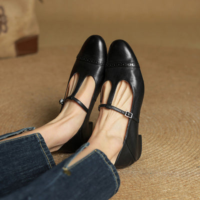 Novara™ | Graneth Genuine Leather Flats