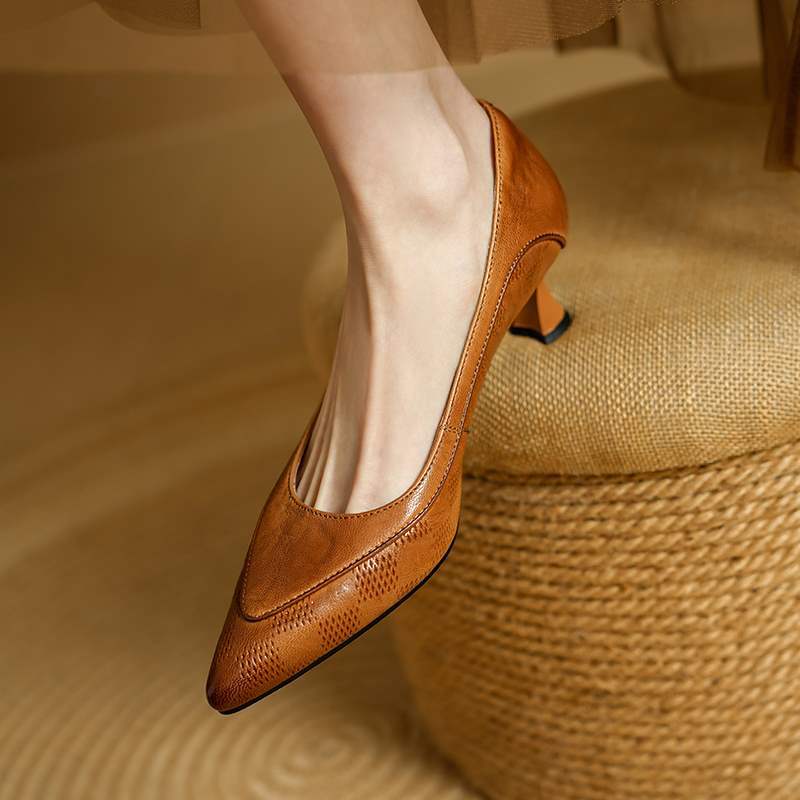 Novara™ | Belle Genuine Leather Heels
