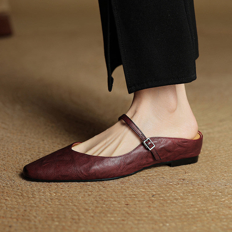 Novara™ | Orella Genuine Leather Mules