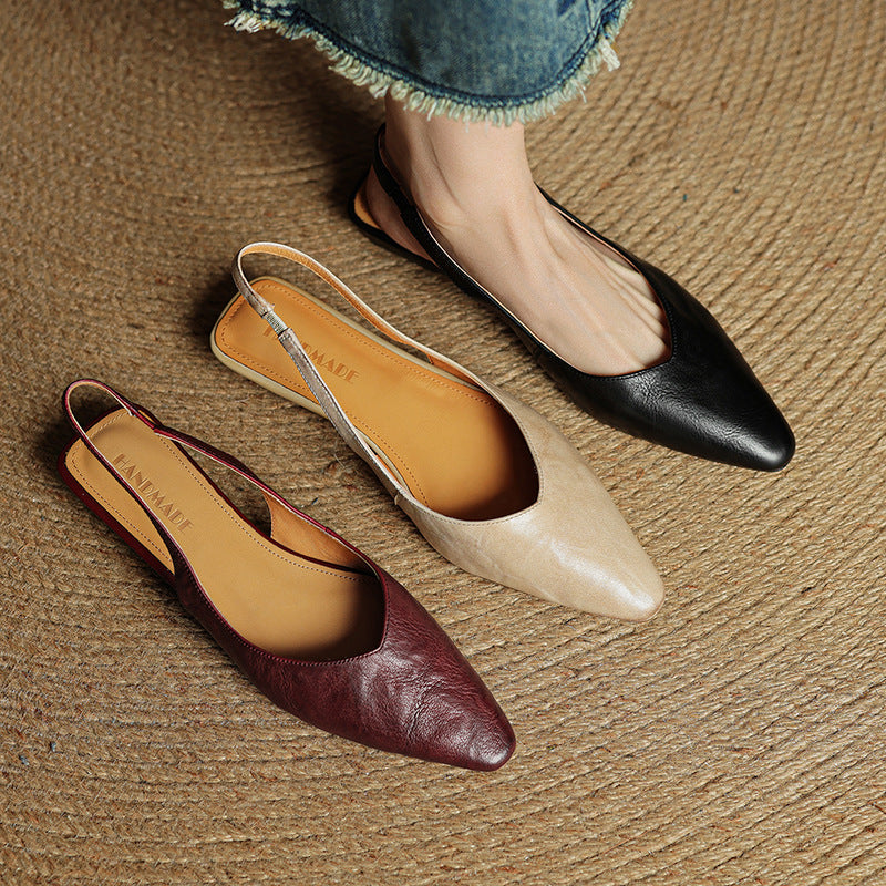 Novara™ | Amelie Genuine Leather Slingbacks