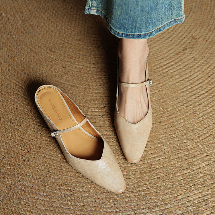 Novara™ | Orella Genuine Leather Mules