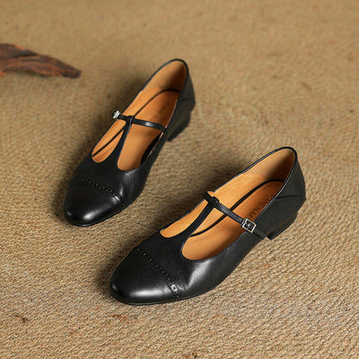 Novara™ | Graneth Genuine Leather Flats